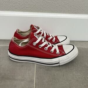 Converse Chuck Taylor All Star Mens 4/Womens 6 Red Sneaker Low Top Casual Shoes